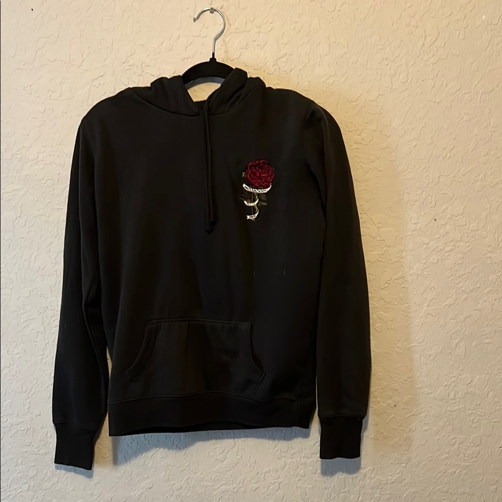 Cotton On Black Graphic Hoodie